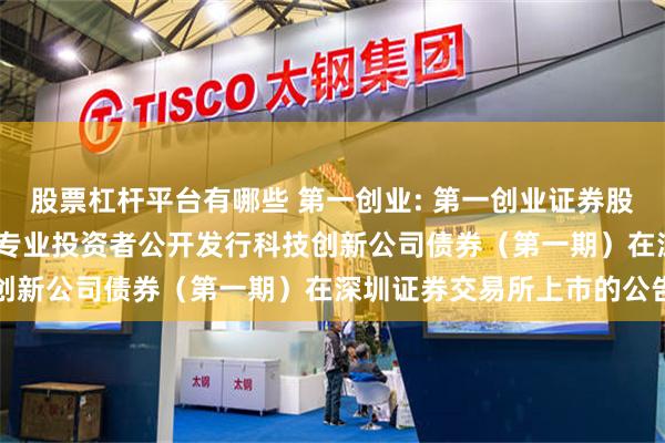 股票杠杆平台有哪些 第一创业: 第一创业证券股份有限公司2025年面向专业投资者公开发行科技创新公司债券(第一期)在深圳证券交易所上市的公告