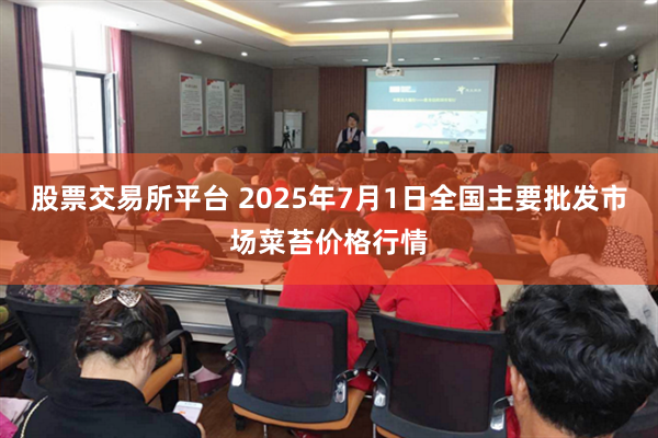 股票交易所平台 2025年7月1日全国主要批发市场菜苔价格行情